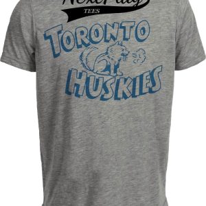 Toronto Huskies Retro Basketball 1946 Artwork Heather Gray Sublimated T-Shirt