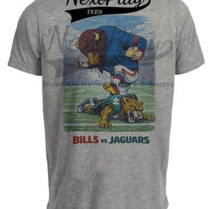 Buffalo Bills vs. Jacksonville Jaguars Rivals Football Gray Sublimated T-Shirt