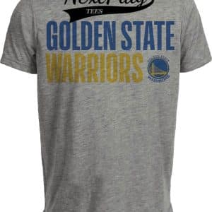 Golden State Warriors Retro Basketball 1992 Artwork Heather Gray Sublimated T-Shirt