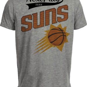 Phoenix Suns Retro Basketball 1982 Artwork Heather Gray Sublimated T-Shirt