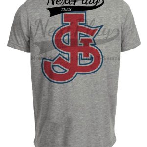 St. John’s Red Storm Retro Basketball 1979 Artwork Heather Gray Sublimated T-Shirt