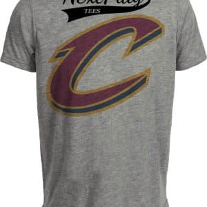 Cleveland Cavaliers Cavs Retro Basketball Big C Artwork Heather Gray Sublimated T-Shirt