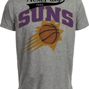 Phoenix Suns Retro Basketball 1983 Artwork Heather Gray Sublimated T-Shirt