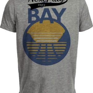 Golden State Warriors Retro Basketball Bay Artwork Heather Gray Sublimated T-Shirt