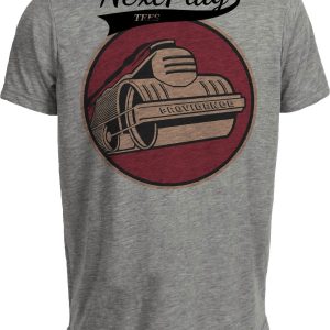 Providence Steam Rollers Retro Basketball 1946 Artwork Heather Gray Sublimated T-Shirt