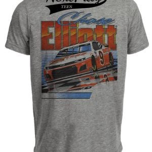Chase Elliott Vintage Racing Gray Sublimated T-Shirt