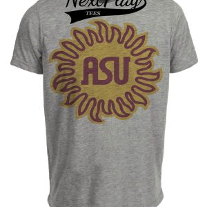 Arizona State Sun Devils Retro 1975 Artwork Heather Gray Sublimated T-Shirt