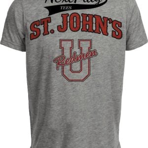 St. John’s Redmen 1950 Retro Basketball Gray Sublimated T-Shirt