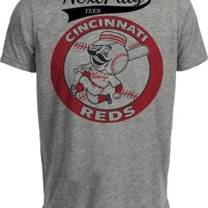 Cincinnati Reds Retro Baseball Gray Sublimated T-Shirt