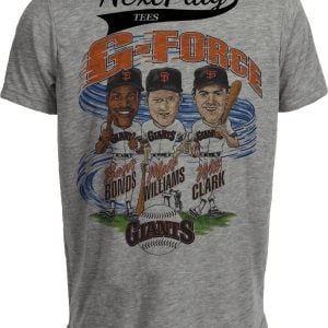 San Francisco Giants G-Force Bonds Clark Retro Baseball Gray Sublimated T-Shirt