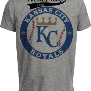 Kansas City Royals Retro Baseball Gray Sublimated T-Shirt