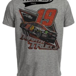 Martin Truex Jr. Race Car Driver Retro Racing Gray Sublimated T-Shirt