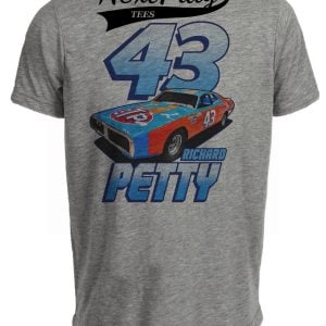 Richard Petty Driver Retro Racing Gray Sublimated T-Shirt