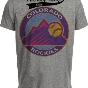 Colorado Rockies Connect Baseball Gray Sublimated T-Shirt