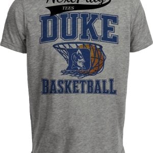 Duke Blue Devils Basketball Gray Sublimated T-Shirt