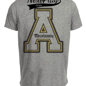 Appalachian State Mountaineers Retro 1989 Artwork Heather Gray Sublimated T-Shirt