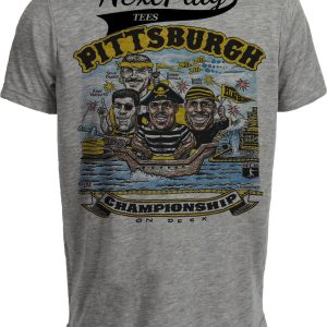 Pittsburgh Pirates Team Bonds Retro Baseball 1990 Artwork Gray Sublimated T-Shirt