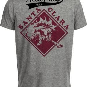 Santa Clara Broncos Retro 1988 Gray Sublimated T-Shirt