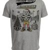 Appalachian State Mountaineers Holiday Stadium Exclusive Retro Football Artwork Heather Gray Sublimated T-Shirt