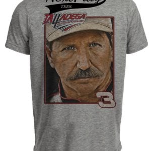 Dale Earnhardt Talladega Retro Racing Gray Sublimated T-Shirt