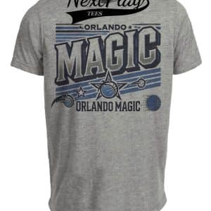 Orlando Magic Exclusive Retro Pro Basketball Artwork Heather Gray Sublimated T-Shirt