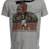 Cincinnati Bengals Boomer Esiason Exclusive Retro Football 1988 Artwork Heather Gray Sublimated T-Shirt