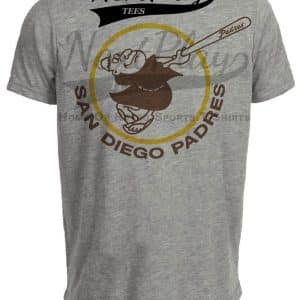 San Diego Padres Retro Baseball 1969 Artwork Heather Gray Sublimated T-Shirt