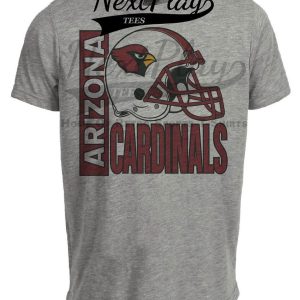 Arizona Cardinals Retro Rivals Football Helmet Artwork Heather Gray Sublimated T-Shirt