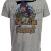 Minnesota Vikings Fran Tarkenton Exclusive Retro Football City Artwork Heather Gray Sublimated T-Shirt