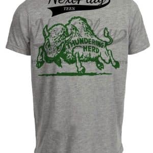 Marshall Thundering Herd Retro 1955 Artwork Heather Gray Sublimated T-Shirt