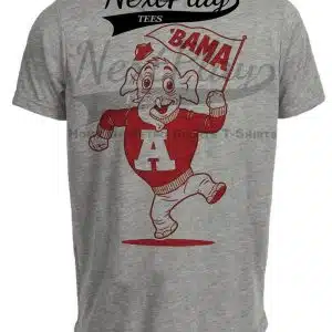 Alabama Crimson Tide Retro 1949 Artwork Gray Sublimated T-Shirt
