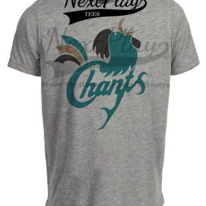 Coastal Carolina Chanticleers Chants Retro Baseball Artwork Heather Gray Sublimated T-Shirt
