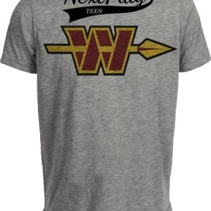Washington Commanders Spear Football Gray Sublimated T-Shirt