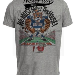 Auburn Tigers vs. Alabama Crimson Tide Retro Rivals Football 1994 Artwork Heather Gray Sublimated T-Shirt