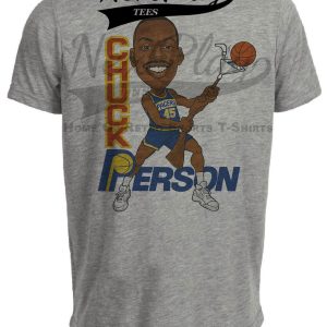 Indiana Pacers Chuck Person The Rifleman Exclusive Retro Basketball 1991 Artwork Heather Gray Sublimated T-Shirt
