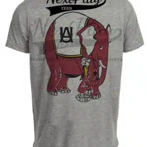 Alabama Crimson Tide Retro 1945 Artwork Gray Sublimated T-Shirt