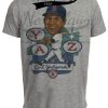 Boston Red Sox Carl Yastrzemski Exclusive Retro Baseball 1975 Artwork Heather Gray Sublimated T-Shirt