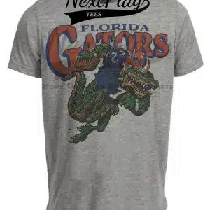 Florida Gators Retro Football 1998 Artwork Heather Gray Sublimated T-Shirt