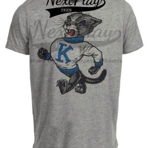 Kentucky Wildcats Retro 1963 Artwork Heather Gray Sublimated T-Shirt