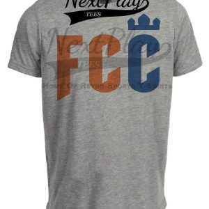 FC Cincinnati Retro Soccer Artwork Heather Gray Sublimated T-Shirt