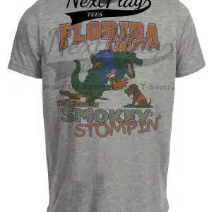 Florida Gators vs. Tennessee Volunteers Retro Rivals Football Heather Gray Sublimated T-Shirt
