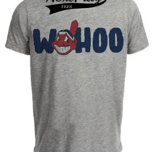 Cleveland Indians Chief Wahoo Retro Gray Sublimated T-Shirt