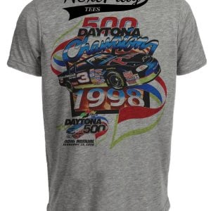 Dale Earnhardt Daytona 500 Winner Retro Racing 1998 Gray Sublimated T-Shirt