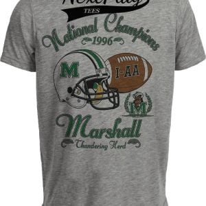 Marshall Thundering Herd National Champions Retro 1996 Football Gray Sublimated T-Shirt