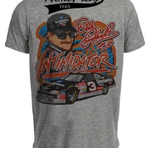 Dale Earnhardt #3 Intimidator Retro Racing Gray Sublimated T-Shirt