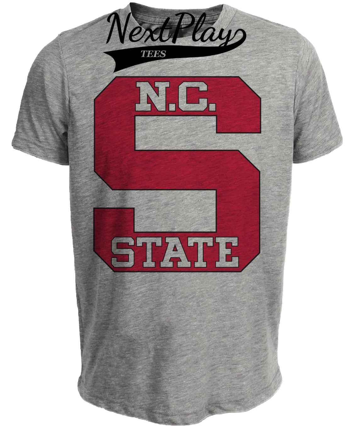 NC State Wolfpack 1950 Artwork Retro Gray Sublimated T-Shirt