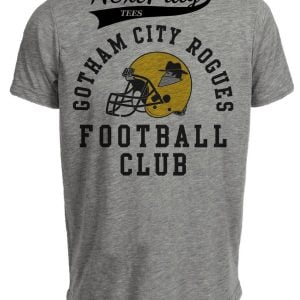 Gotham City Rogues Football Club Retro Gray Sublimated T-Shirt