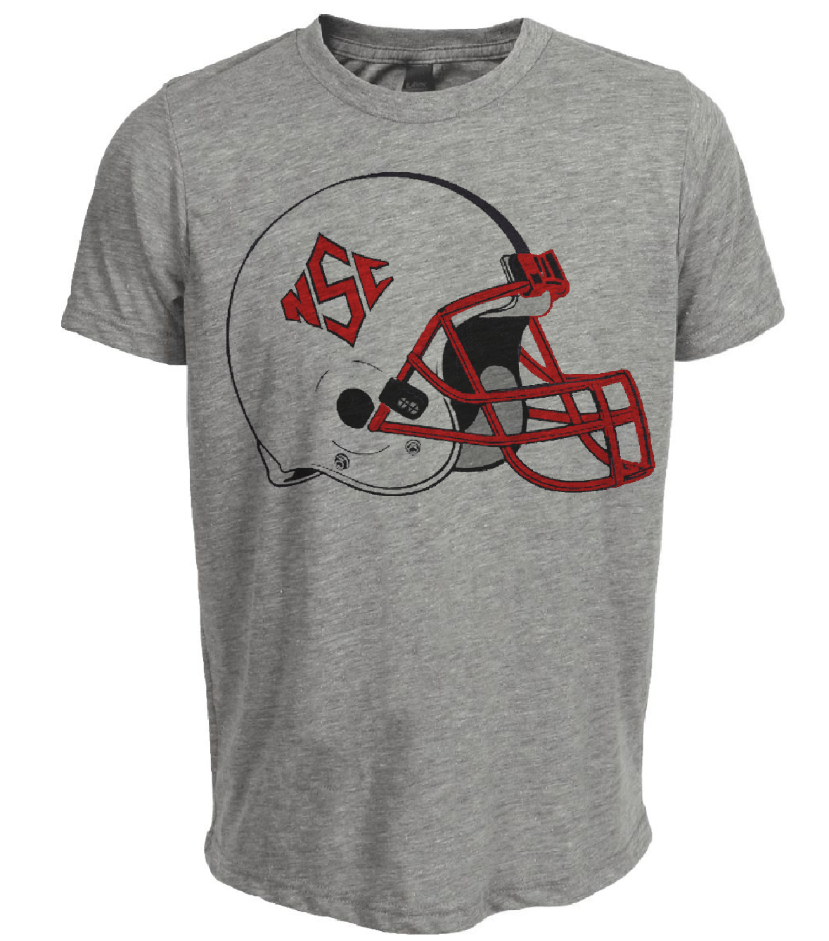 NC North Carolina State Wolfpack Retro 1986 Football Helmet Gray Sublimated T-Shirt